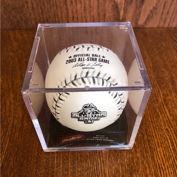 2003 MLB All-Star Game Official Ball in Cube Chicago White Sox Rawlings Baseball - Picture 1 of 7